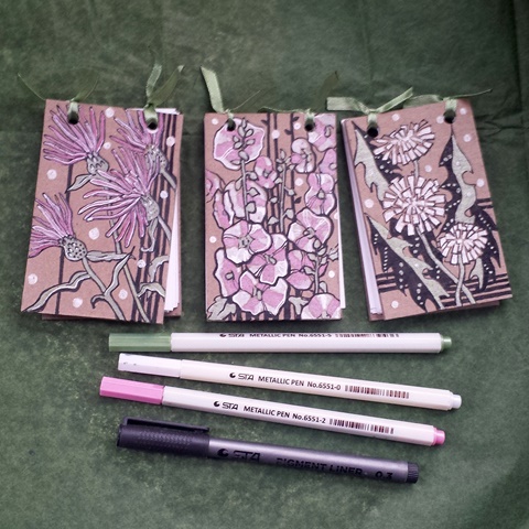 Northern Flowers set of sketchbooks