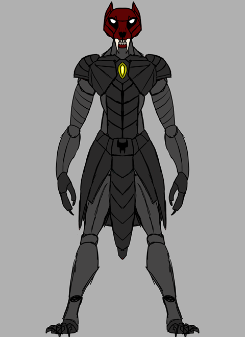 Aelurodroid Orionite Death Mask Warrior