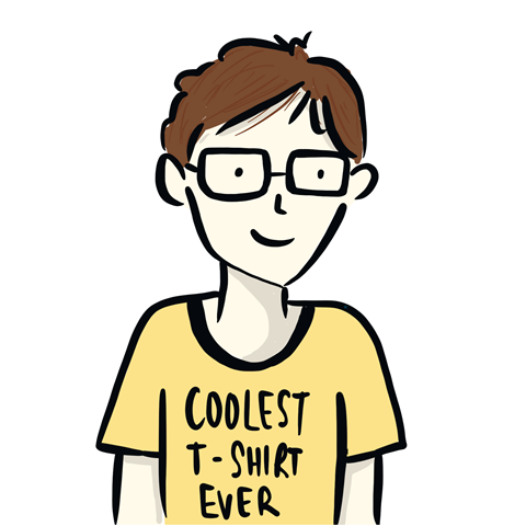 A simple profile photo illustration