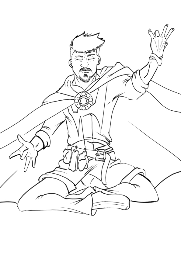 Dr. Extraño Lineart