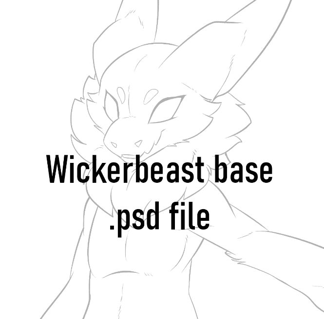 Wickerbeast base - Fizzy Dog's Ko-fi Shop - Ko-fi ️ Where creators get ...