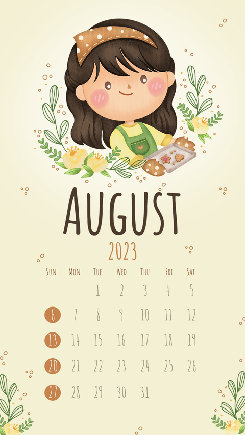 August Calendar is here!