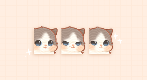 CAT LOVE EMOTE FOR TWITCH, DISCORD IN 5 COLORS - Voideyes's Ko-fi Shop -  Ko-fi ❤️ Where creators get support from fans through donations,  memberships, shop sales and more! The original 'Buy