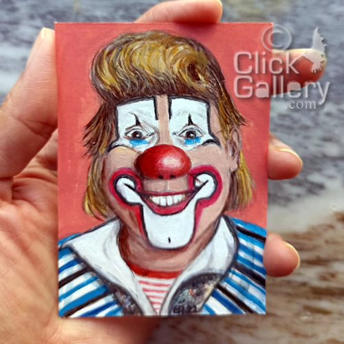 ACEO Clown Portrait #236 "Sito Rivelino"