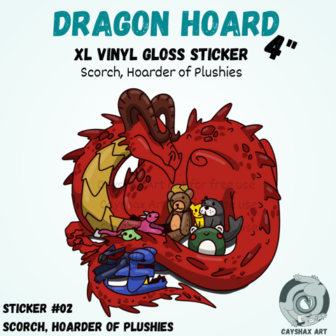 Dragon Hoard Stickers