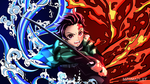 Tanjirou - Demon Slayer Wallpaper - T A T T U W U's Ko-fi Shop - Ko-fi ...