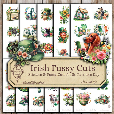 ☘️ New Irish Fussy Cuts ☘️ 