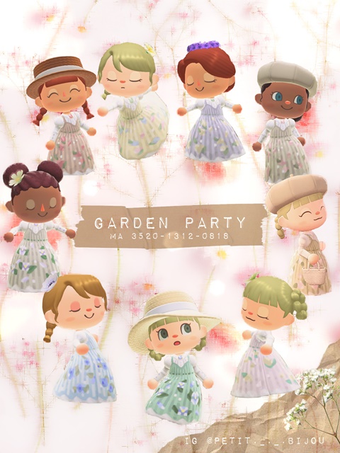 Garden Party Themed Dress Collection