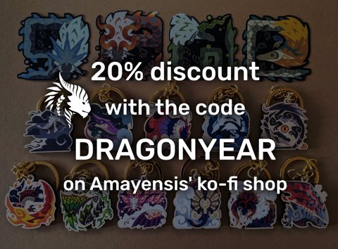 20% Discount until Feb 26th with code DRAGONYEAR