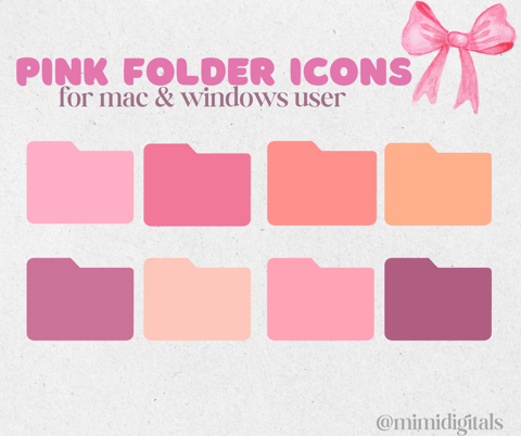 Pink Folder Icons - Pink Harmony Edition 