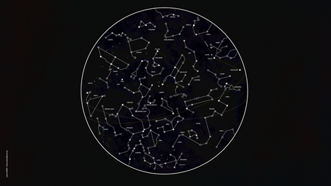 BRiES Circuit Star Chart 'black' wallpaper