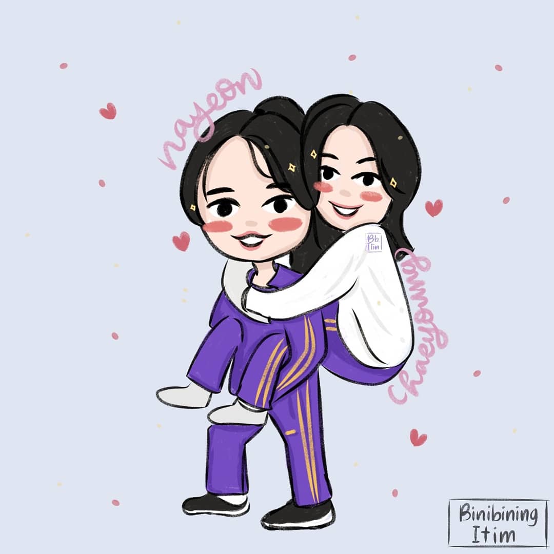 TWICE's Nayeon and Chaeyoung Fan Art