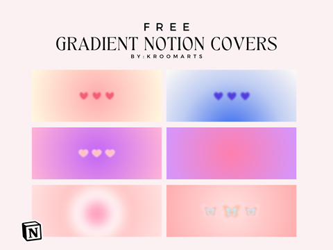 FREE GRADIENT NOTION COVERS