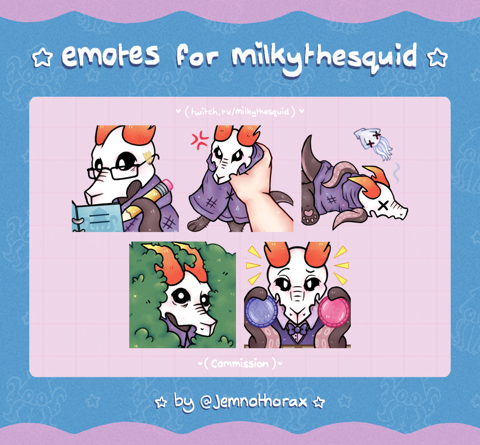 ☆ emote commission for milkythesquid ☆