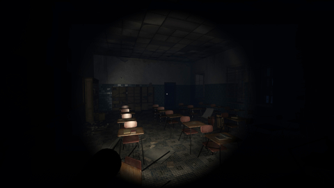 Dark classroom
