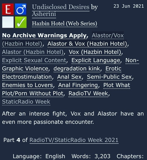 Vox tv erotic