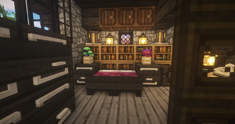 Cozy Dark Cottage Core Bedroom