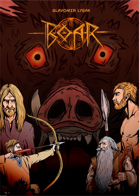BOAR graphic novel cover page