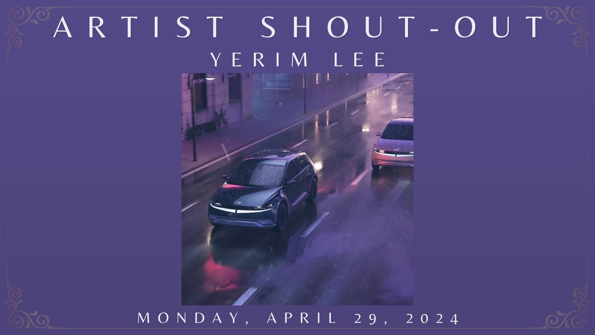ARTIST SHOUT-OUT: Monday, April 29, 2024