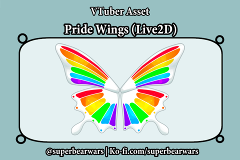 Rainbow Wings for Pride Month!