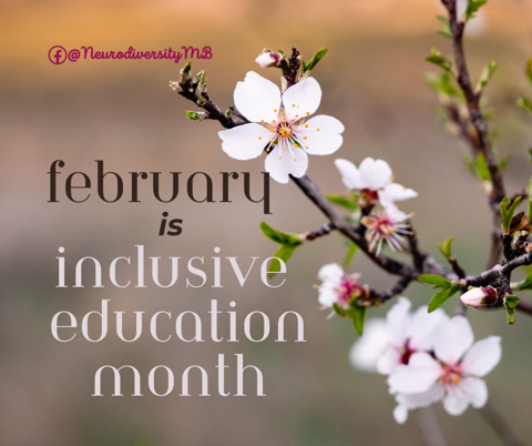 February is inclusive education month