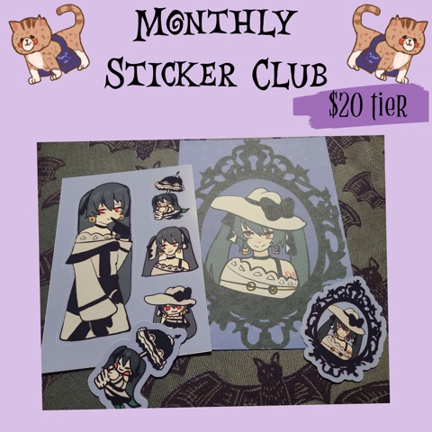 November sticker club now available!