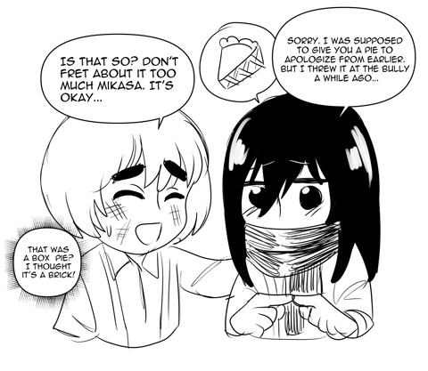 Mikasa meets Armin Bonus: