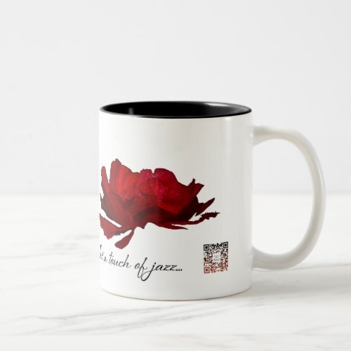Golden Bird and Rose Mug