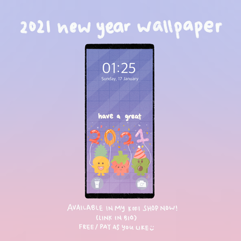 2021 New Year Wallpaper