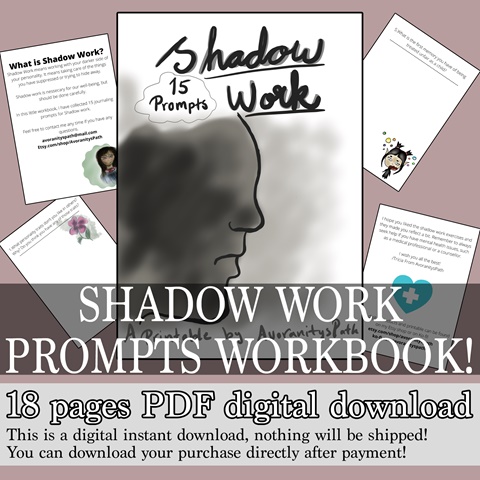 Prompted Shadow Work Journal for Women Graphic by Kollay · Creative Fabrica