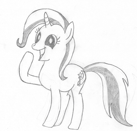 Drawing of Trixie