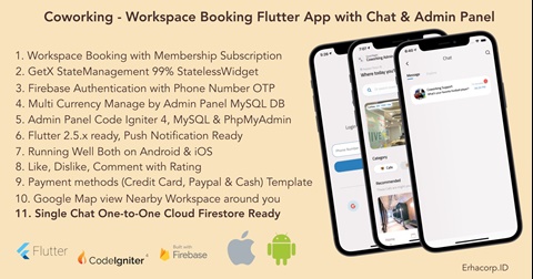 Coworking - Flutter App
