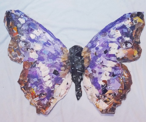 Butterfly Scrapbook Piece~