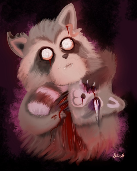 Creepy Raccoon 