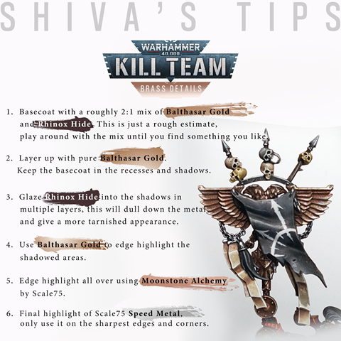Shiva's Tips #3 Brass Details