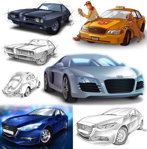 Various Vehicle artworks