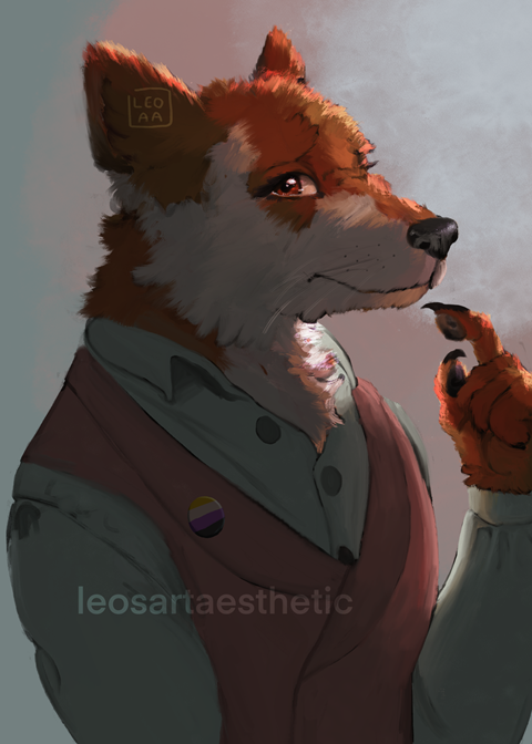 Fox in a Vest
