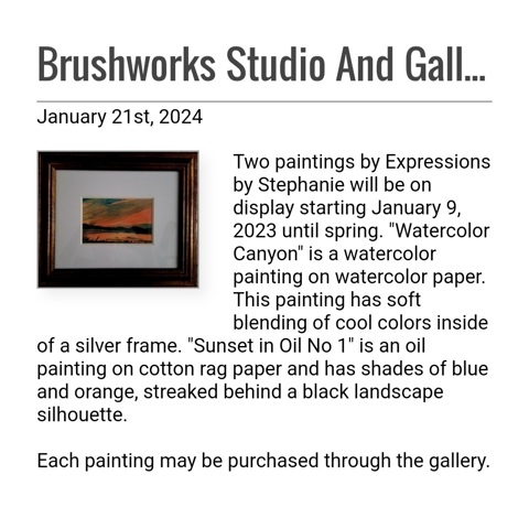 Brushworks Studio and Gallery