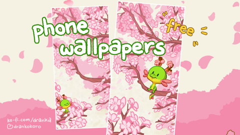 Free 🌸　sakura phone wallpapers! 