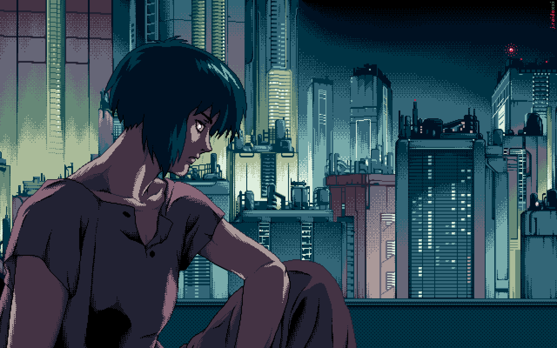 Ghost in the Shell pixel study