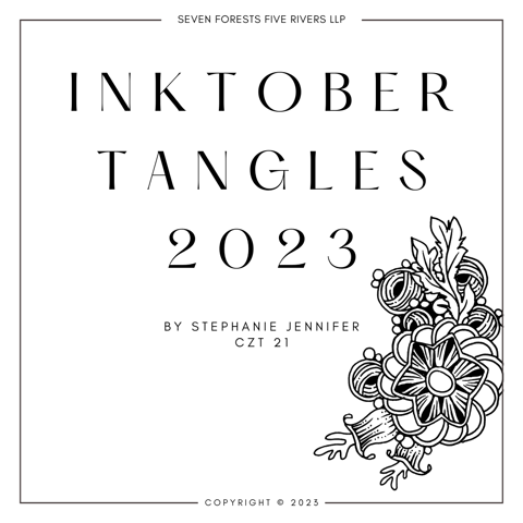 Inktober Tangles 2023