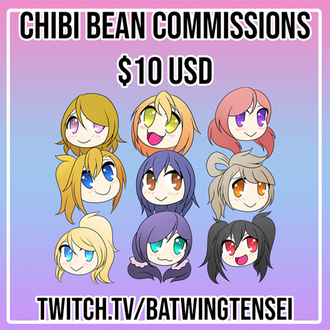 TWITCH SPECIAL: Chibi Bean Comms