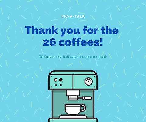 We've reached 25 coffees!