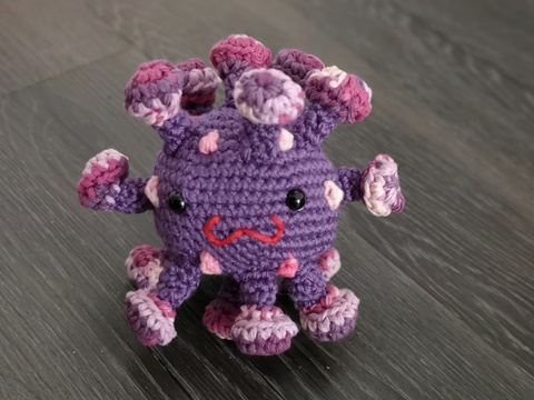 Crocheted virus