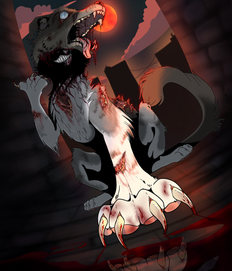Doghead commission (gore warning) 