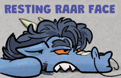 Resting Raar Face