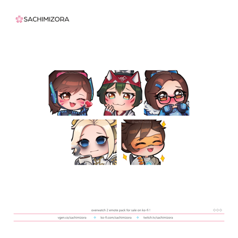 Overwatch 2 - Emote Pack (Available in my shop!)