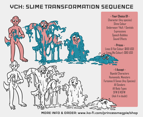YCH: Slime Transformation Sequence!