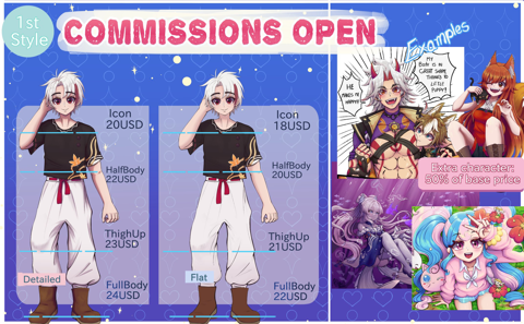 HEY! COMMISSIONS OPEN