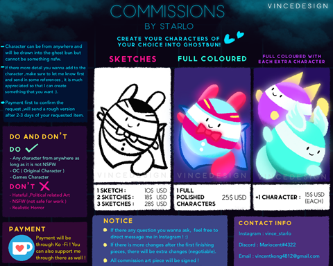 Commission Is Open !! 